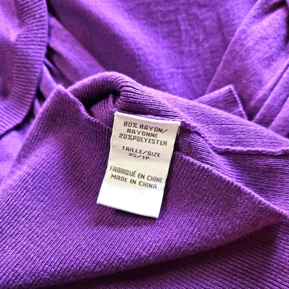 Suzy Shier Classic Bodycon Long Sleeve Ribbed Top (NWOT) - Picture 6 of 7